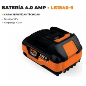 BATERIA LITIO 18V 4.0 AMP LB1840-9