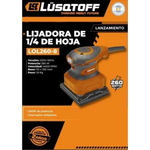 LIJADORA ORBITAL 1/4 HOJA - LOL260-8
